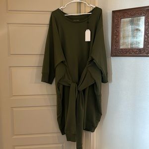 Universal Standard Classic Terry Tie Sweatshirt Dress 2XL